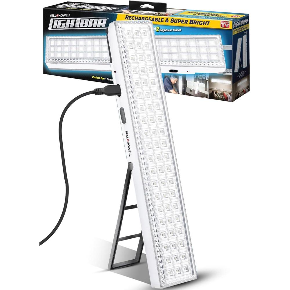 image:imageBellHowell Portable Light Bar Rechargeable Lights for Home Emergency Lights for Home Power Failure Rechargeable Light Bar Lmparas Recargables para Apagones 720Lumens As Seen on TV720 Lumens