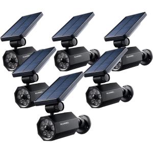 Bell+Howell Bionic Spotlight Motion Solar Spot Lights Outdoor Waterproof, Landscape Light, Outdoor Solar Yard Lighting Weather Resistant, Super Bright LED Lights, for Garden, Lawn As Seen On TV(6 Pack)