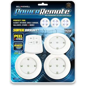 Bell+Howell Power Remote PODS Super Bright High Performance LED Lights As Seen On TV (Pack of 3)(3 Pack)