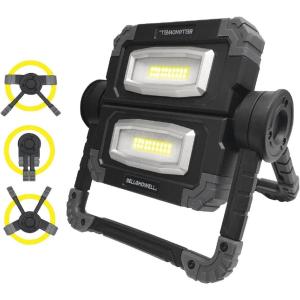 Bell+Howell Worklight 360 Waterproof Portable Heavy-Duty Dual Lighting Easy to Use Multi-Position Handyman Plumber Mechanic Mega Task Light As Seen On TV(WORKLIGHT 360)