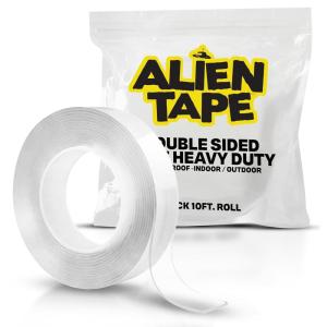 Heavy Duty Double Sided Tape, Nano Tape, Feet Clear Adhesive Tape for Poster Photo Wall Decor As Seen on TV, (1 Roll – 10 Feet)(10 Feet)